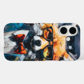 Minimalistischer Abstrakter Fuchs Case-Mate iPhone Hülle (Rückseite (Horizontal))