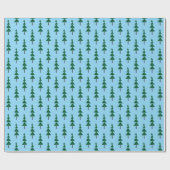 Minimalistischer abstrakter grüner schicker Weihna Geschenkpapier (Flach)