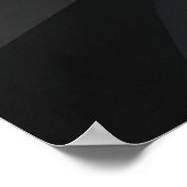 Minimalistischer abstrakter neutraler diagonaler S Poster (Ecke)