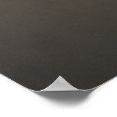 Minimalistischer abstrakter Orange und Grau Poster (Ecke)
