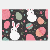 Minimalistischer Abstrakter Ostereier Geschenkpapier Set (Vorderseite 2)
