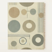 Minimalistischer Abstrakter Planer (Rückseite)