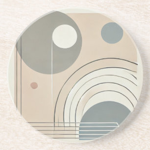 Minimalistischer Abstrakter SandsteinUntersetzer Getränkeuntersetzer