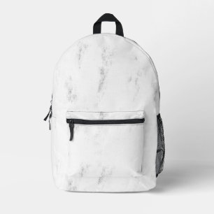 Minimalistischer abstrakter Textur weißer Rucksack