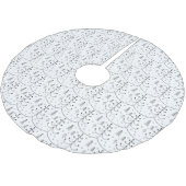 Minimalistischer Abstrakter Weihnachtsbaum Polyester Weihnachtsbaumdecke (Schrägansicht)