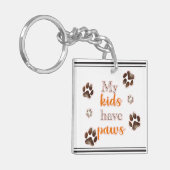 Minimalistischer Acryl-Schlüsselanhänger "Meine Ki Schlüsselanhänger (Vorderseite links)