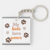 Minimalistischer Acryl-Schlüsselanhänger "Meine Ki Schlüsselanhänger (Rückseite)