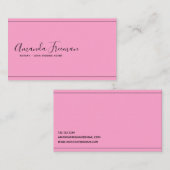 Minimalistischer Agent für Notar-Kreditsignierung Visitenkarte (Vorne/Hinten)