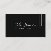 Minimalistischer Agent für Notarsignaturen Visitenkarte (Vorderseite)