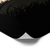 Minimalistischer Anime-Drache Poster (Ecke)