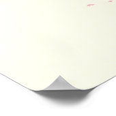 Minimalistischer Anime-Fuchsgeist-Poster Poster (Ecke)