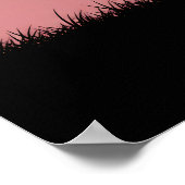 Minimalistischer Anime-Ronin Poster (Ecke)
