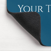 Minimalistischer Anker und Streifen Mousepad (Ecke)