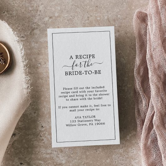 Minimalistischer Antrag auf Rezept Begleitkarte