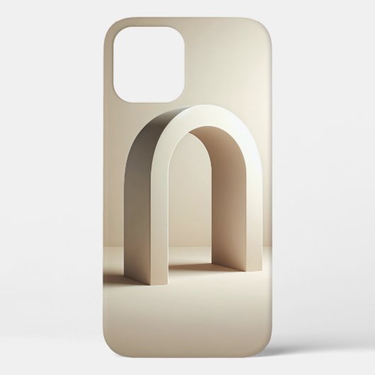 Minimalistischer Architektur-Bogen - Moderne Ästhe Case-Mate iPhone Hülle (Rückseite)