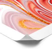 Minimalistischer ästhetischer Abstrakter Marmor Poster (Ecke)