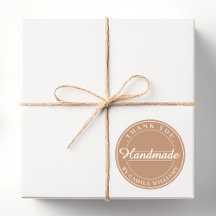 Minimalistischer Aufkleber für hausgemachtes Gesch