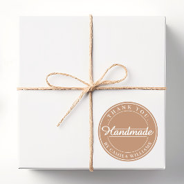 Minimalistischer Aufkleber für hausgemachtes Gesch