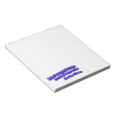 Minimalistischer Ausspruch Notizblock (angewinkelt)