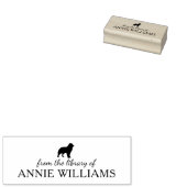 Minimalistischer australischer Schäferhund Gummistempel (Stempel)