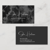 Minimalistischer Autor und Schriftsteller in Schwa Visitenkarte (Vorne/Hinten)