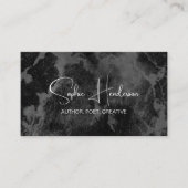 Minimalistischer Autor und Schriftsteller in Schwa Visitenkarte (Vorderseite)