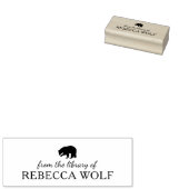 Minimalistischer Bär aus der Bibliothek des Buches Gummistempel (Stempel)