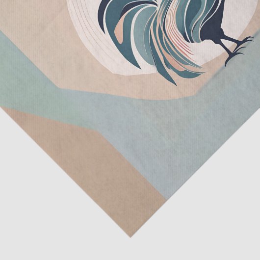 Minimalistischer Bauernhof Seidenpapier (Ausschnitt)