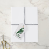 Minimalistischer Baum Geschenkanhänger (Mit Garn)
