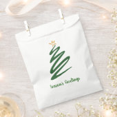 Minimalistischer Baum Geschenktütchen (Ausgeschnitten)