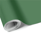 Minimalistischer Baum Grün Geschenkpapier (Rolleneckpunkt)