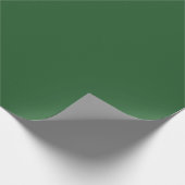 Minimalistischer Baum Grün Geschenkpapier (Ecke)