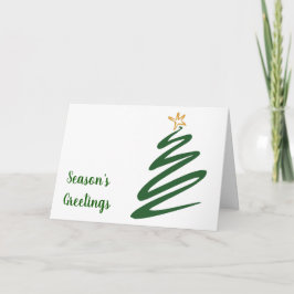 Minimalistischer Baum Karte