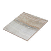 Minimalistischer, beige-weißer Marmor mit modernem Fliese (Seite)