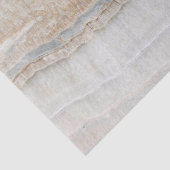 Minimalistischer, beige-weißer Marmor mit modernem Seidenpapier (Ausschnitt)