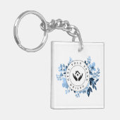 Minimalistischer, benutzerdefinierter Acryl-Schlüs Schlüsselanhänger (Vorderseite links)