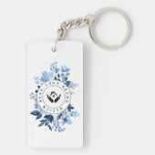 Minimalistischer, benutzerdefinierter Acryl-Schlüs Schlüsselanhänger (Rückseite)