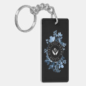 Minimalistischer, benutzerdefinierter Acryl-Schlüs Schlüsselanhänger (Vorderseite links)