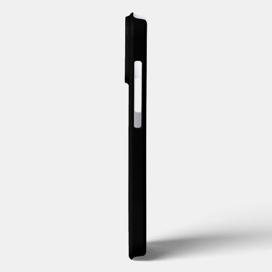 Minimalistischer, benutzerdefinierter Anfangsbuchs Case-Mate iPhone Hülle (Rückseite / Links)