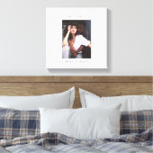 Minimalistischer benutzerdefinierter Foto Leinwanddruck (Insitu (Schlafzimmer))