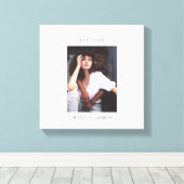 Minimalistischer benutzerdefinierter Foto Leinwanddruck (Insitu (Holzboden))