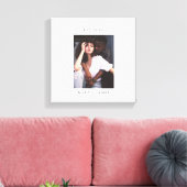 Minimalistischer benutzerdefinierter Foto Leinwanddruck (Insitu (Wohnzimmer))