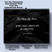 Minimalistischer, benutzerdefinierter Kalender