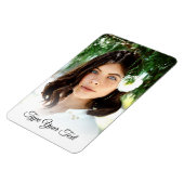 Minimalistischer, benutzerdefinierter Kühlschrank- Magnet (Linke Seite)