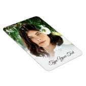 Minimalistischer, benutzerdefinierter Kühlschrank- Magnet (Rechte Seite)