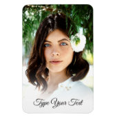 Minimalistischer, benutzerdefinierter Kühlschrank- Magnet (Vertikal)