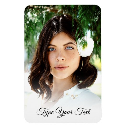 Minimalistischer, benutzerdefinierter Kühlschrank- Magnet (Vertikal)