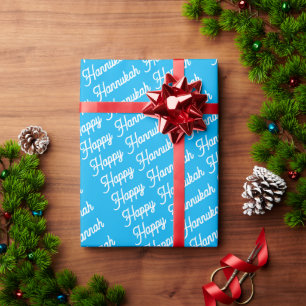 Minimalistischer benutzerdefinierter Name Frohes C Geschenkpapier