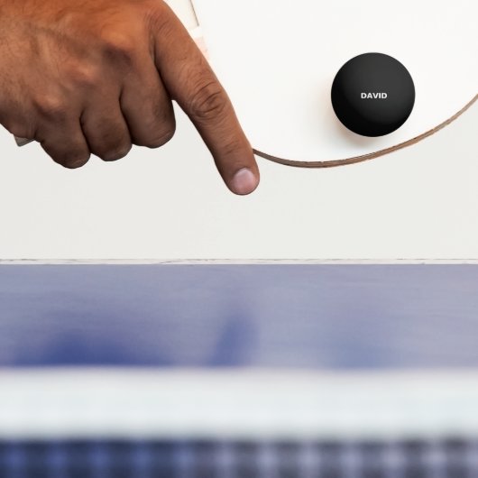 Minimalistischer benutzerdefinierter Name oder Log Tischtennisball (Schaufel)
