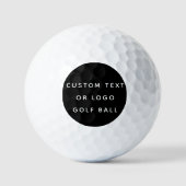 Minimalistischer benutzerdefinierter Text oder Log Golfball (Vorderseite)